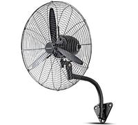 Wall Mounted Oscillating Fan 22" High-Velocity Industrial Wall-Mount Fan Heavy Duty Metal Wall Fan for Industrial, Commercial, Residential, and Greenhouse Use -Black