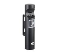 Wall Mounted Outdoor Metal Ashtray Fires Safe Metal Cigarettes Disposal Receptacle Commercial Design For Public Space Wall Mounted Cigarettes Butt Receptacle