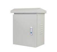 Wall-Mounted Outdoor Steel Electronic Enclosure, Weatherproof Junction and Distribution Protection Box with Mounting Plate for Equipment Control