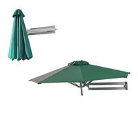 Wall Mounted Patio Umbrella Outdoor Tilting Sune with Metal Pole Aluminiu Parasol for Garden Balcony Deck and Patio ing Soluts