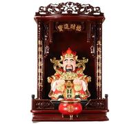 Wall-Mounted Pet Cremation Niche, Wooden Altar for Home, Buddhist Memorial Table