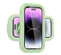 Wall Mounted Phone Holder - Adjustable Angle Bathroom Stand, HD Touchscreen Cellphone Accessory, Lightweight Build, Easy Mount And Remove, Water Resistant Design, Compact Portable | Phone Hold