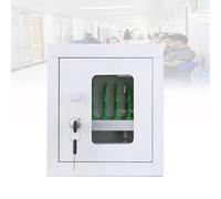 Wall Mounted Phone Locker Charging Stat with USB Ports Secure Device for Schools Churches Airports & Public Spaces