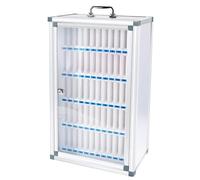 Wall-Mounted Phone nizer - Secure Charging Station for Classrooms Offices Factories & Conferences - Compact 24/36/48/60 Slot Mobile Device Storage (59 x 38.5 cm)