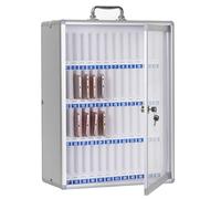 Wall-Mounted Phone Sto Locker for Classrooms - Secure Cabinet with Lock Adjustable 48-Slot Design for Tablets & Devices Perfect for Schools & Offices