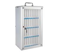 Wall-Mounted Phone Storage Cabinet 12/24/36/48/60 Slots Lockable Phone nizer Mobile Device Wall Locker Space-Saving Storage Solution for Phones