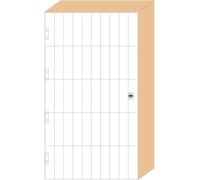 Wall-Mounted Phone Storage Cabinet with Lock - 50-Bit for Office & School Secure Mobile Device Holder Portable Key Storage Solution for Easy Access