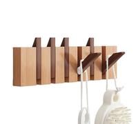 Wall Mounted Piano Coat Stand - Organiser for 6 Buttons Made of Wood | Modern Wall Hook Space-Saving Hanger with Strong, Carrying Design for the Entrance Area in the Living Room, Sleep