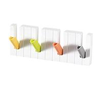 Wall-Mounted Piano Key Hook - Simple White Piano Key Holder for Easy Access - Elegant Ganci Gancio for Home Decor and nizing Musical Instruments