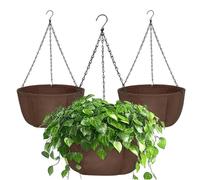 Wall Mounted Plant Basket - Suspended Flower Pot Decor | Wall Planter for Indoor Plants | Artistic Senses Planting Tool for Ceilings, Patios, Balconies, Porches, Fences