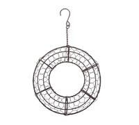 Wall Mounted Plant Holder,Iron Aesthetic Flower Display - Front Door Wreath Hanger Planter - for Living Room Balcony Patio Porch Office Apartment Farmhouse Restaurant Cafe