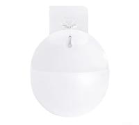 Wall Mounted Planters Plastic Hanging Flower Pots for Balcony Indoor Garden Vertical Space Saving For Semi-Circular Design Transparent(Half-circle)