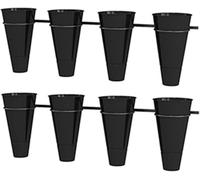 Wall Mounted Plastic Flower Display Stand - Decorative Plant Holder for Bouquets Indoor/Outdoor Floral Container Rack Perfect for Florists & Home Decor