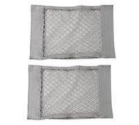 Wall Mounted Polyester Storage Bag for Keeping Kitchen Supplies Organized with Touch Fastener Closure Mechanism (Gray)