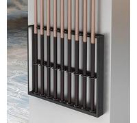 Wall Mounted Pool Cue Rack, Heavy-Duty Metal Storage Organizer for Billiard Room and Club