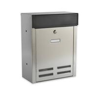 Wall Mounted Post Box Magnum Stainless Steel Large Front Access Outdoor