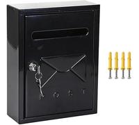 Wall-Mounted Postbox, Large Capacity, Rust-Proof Design, Ideal for Outdoor Commercial Use, Durable and Weather Resistant for Secure Mail Storage