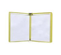 Wall Mounted Poster Flip Book Display, A3 File Holder with 10 Pockets for Organized Document Presentation