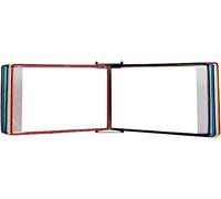 Wall Mounted Poster Flip Book Display， A4 Document Organizer Wall Mounted Display File Holder 13x9x3.9IN(Multi Colored)