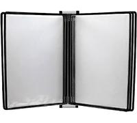 Wall Mounted Poster Flip Book Display - A4 Size Chart Stand, Magnetic File Holder