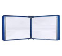 Wall Mounted Poster Flip Book Display， File A3 Display Wall Folder -, A3 [16.53inch×11.69inch] 20 Pockets(Blu)