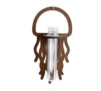 Wall Mounted Propagation Station, Jellyfish Wood Room Decoration, Hydroponic Cuttings Planter, for Gardeners Growers Beginners Professionals Home Office Living Room Kitchen Bedroom Bathroom