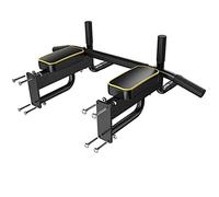 Wall Mounted Pull Up Bar and Dip Station, Heavy Duty Fitness Equipment Chin-up Bar for Indoor Home Gym Workout, Support to 440lbs