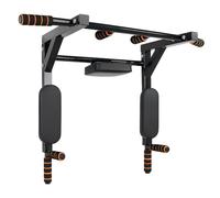 Wall Mounted Pull Up Bar - Heavy-Duty Chin Up Power Tower Dip Station, Multifunctional Workout Equipment for Home Gym - Upper Body, Core & Strength Training (Style 2)