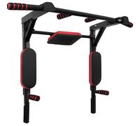 Wall Mounted Pull Up Bar - Heavy-Duty Chin Up Power Tower Dip Station, Multifunctional Workout Equipment for Home Gym - Upper Body, Core & Strength Training (Style 2)