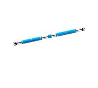 Wall Mounted Pull Up Bar No Screws Chin Up Bar Grey, Blue 2 Sizes Load 150KG(Blue,85-115cm)