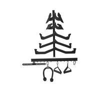 Wall-Mounted Pull-Up Bars Shelf - 5-Piece Wall-Mounted Space-Saving Storage Holder - Lat Pull Accessories and Fitness Equipment - For Home Garage Dumbbells and Cable Accessories