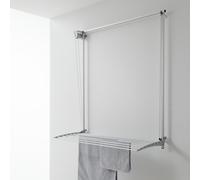 Wall mounted pulley clothes airer, wall clothes drying rack, Foxydry Wall
