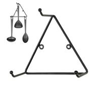 Wall Mounted Rack For Coffee Mugs | Heavy Duty And Space Saving,Wall Mounted Triangular Iron Coffee Mug Rack - For Bathroom Cafe Student Room Dining Room And Apartment