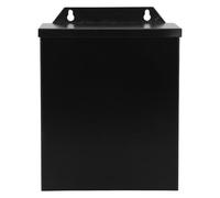 Wall Mounted Rainproof Transformer Housing for Outdoor Electronics | Plastic Black Enclosure, UV Protected Surface, Built in Vents, Stable Wall Install for Base Stations