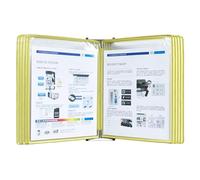 Wall Mounted Reference Organizers 10 Easy-Loading Display Pocket for Warehouse Laboratory
