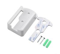 Wall-Mounted Remote Control Storage Box For Air Conditioner Remotes - ABS Plastic Organizer with Compact 6.5 x 10 x 1.8 cm Interior, Space-Saving White Holder(L)(L((S)