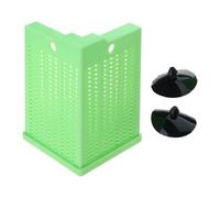 Wall Mounted Reptiles Feeding Station Corner Feeder Box With Suction Cup Attachment For Terrariums Reptiles Supply
