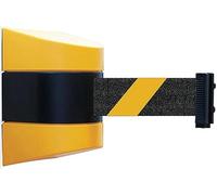 Wall mounted retractable belt barrier, Magnetic Wall Mount 5m/10m Retractable Rope Barrier for Playground Park Hotel Crowd Control(5m/16.4ft)
