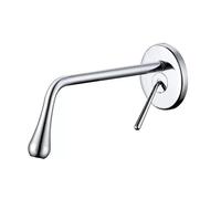 Wall-Mounted Rose Gold Kitchen Faucet Hot & Cold Sink Mixer Tap Brushed Gold Waterfall Basin Faucet Stylish Bathroom & Kitchen Upgrade