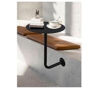 Wall Mounted Round Coffee Table, Space Saving Bar Table for Small Apartments and Coffee Shops