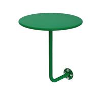 Wall Mounted Round Coffee Table, Space Saving Bar Table for Small Apartments and Coffee Shops