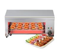 Wall-mounted Salamander Broiler, 2000W Electric Cheese Melter Toaster, Salamander Broiler Countertop Grill Raclette Cheese Melter for Melt Cheese Sandwiches Steaks