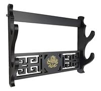 Wall-Mounted Samurai Sword Stand, Padded Display Rack for Katana and Weapons, Sturdy Holder for Home Decor and Collectibles