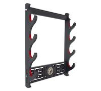 Wall-Mounted Samurai Sword Stand, Padded Display Rack for Katana and Weapons, Sturdy Holder for Home Decor and Collectibles