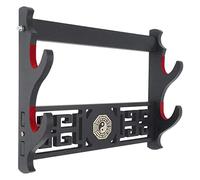 Wall-Mounted Samurai Sword Stand, Padded Display Rack for Katana and Weapons, Sturdy Holder for Home Decor and Collectibles
