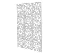 Wall Mounted Screen, White Hanging Screen, Room Divider Screens, 12 Piece Set, Dimensions 40 x 40 cm, Suitable for Living Rooms, Offices, Bedrooms and Dining Rooms.
