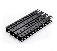 Wall Mounted Screwdriver and Pliers Organizer Rack Steel Tool Storage Holder 23 Holes for Garage Workshop Workbench Black 32x5x4cm 2 Packs(Pliers rack)