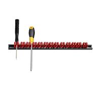 Wall Mounted Screwdriver Organizer | Metal Tool Storage Pill with Screwdriver Tray, Keys, Hand Tools: Garage Work Bench