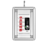 Wall-Mounted Security Phone Lock Box Aluminum for Office School Gym Classroom - Combination Lock Storage Solution for Secure Access