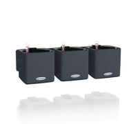 Wall Mounted Self Watering Planter 48cm Three Pots With Water Indicators